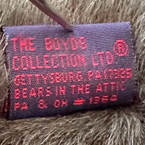 Boyds Bears & Friends Plush Stuffed Frog with Bears in the Attic Tag Attached - Picture 5 of 9